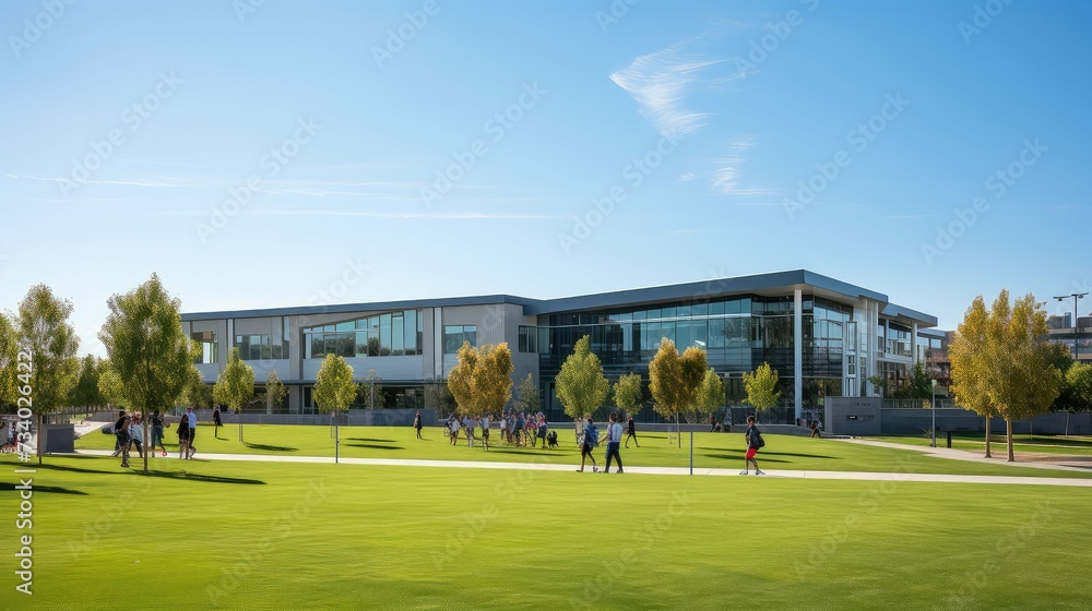 Fototapeta premium design new school building