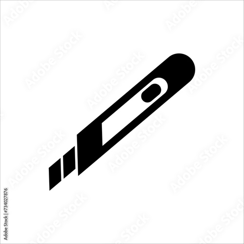 Cutter knife, Cutter icon for website design. vector illustration on white background