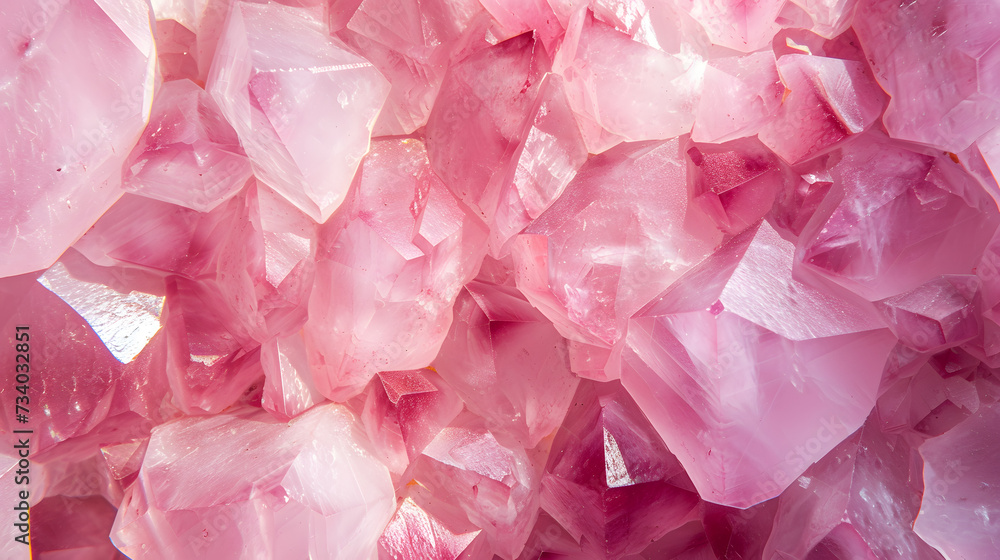 Vivid rose quartz gemstone texture background Vivid rose quartz gemstone texture background