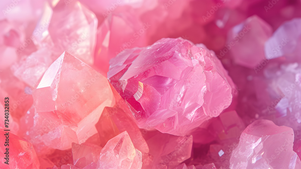 Vivid rose quartz gemstone texture background Vivid rose quartz gemstone texture background
