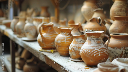 Photos of pottery.