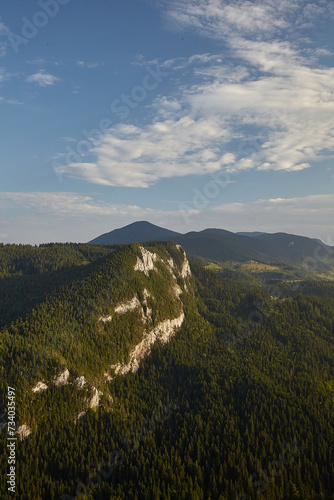 view of the mountains
