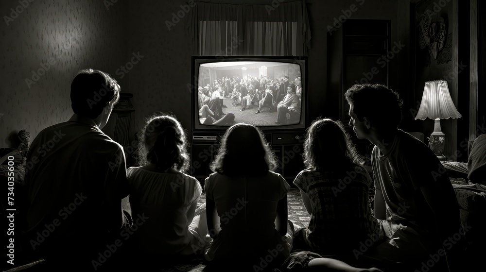 Fototapeta premium monotonous boring movie