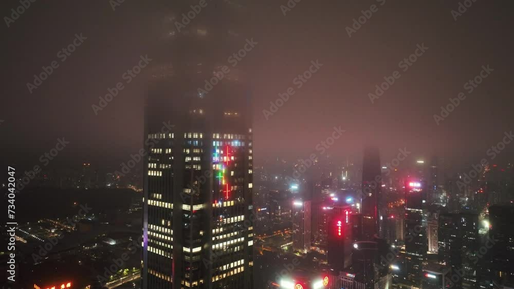 custom made wallpaper toronto digitalShenzhen urban city modern buildings aerial view