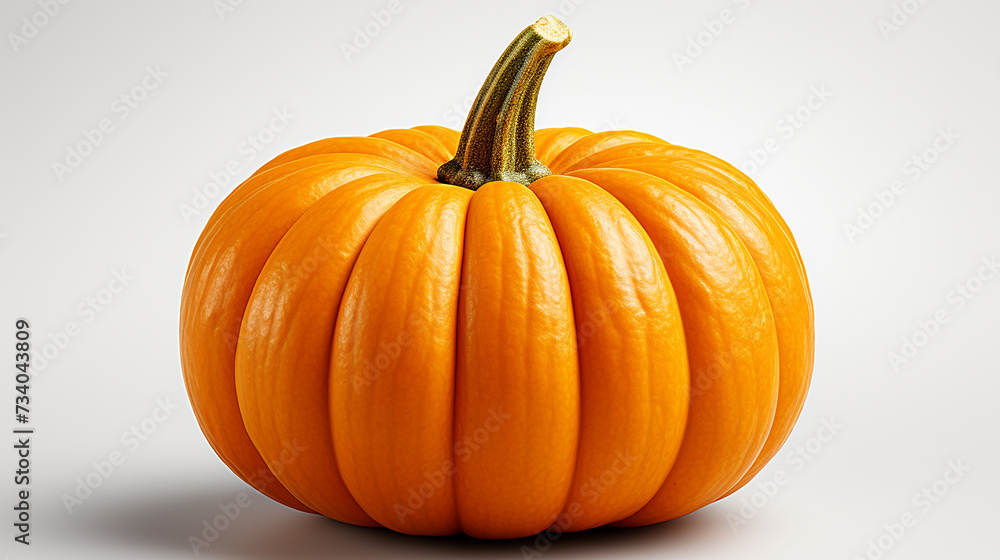 3d rendered photo of pumpkin made with generative AI 3d rendered photo of pumpkin made with generative AI