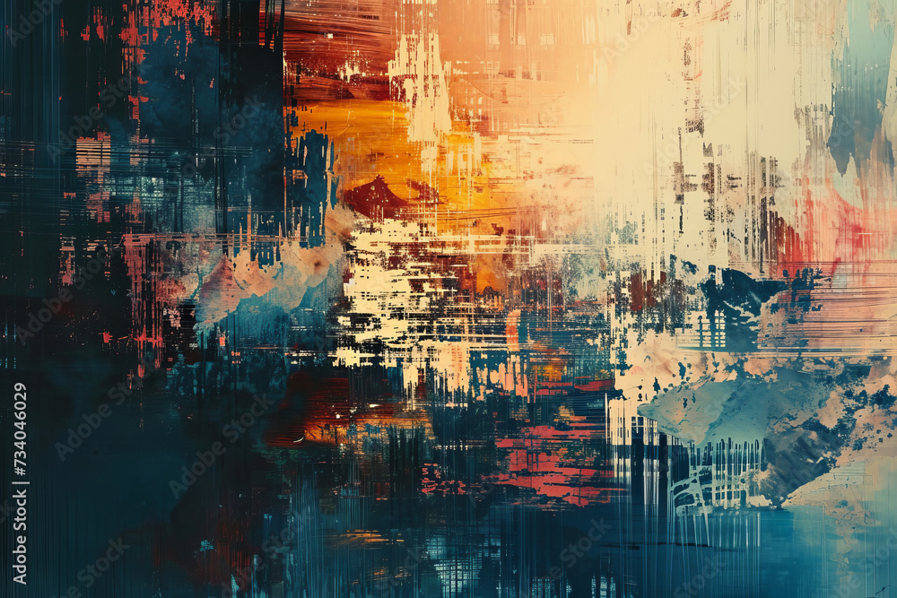 Obraz premium Colored defocused abstract texture background for your design