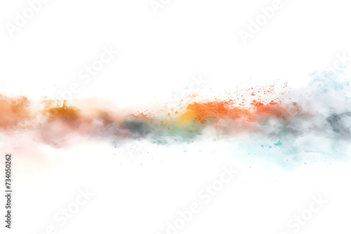 abstract background with different colors of powder o