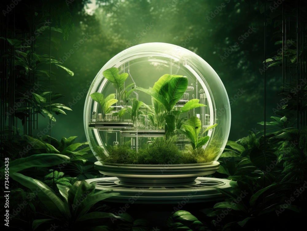 Elegant and aspirational depictions of green technology