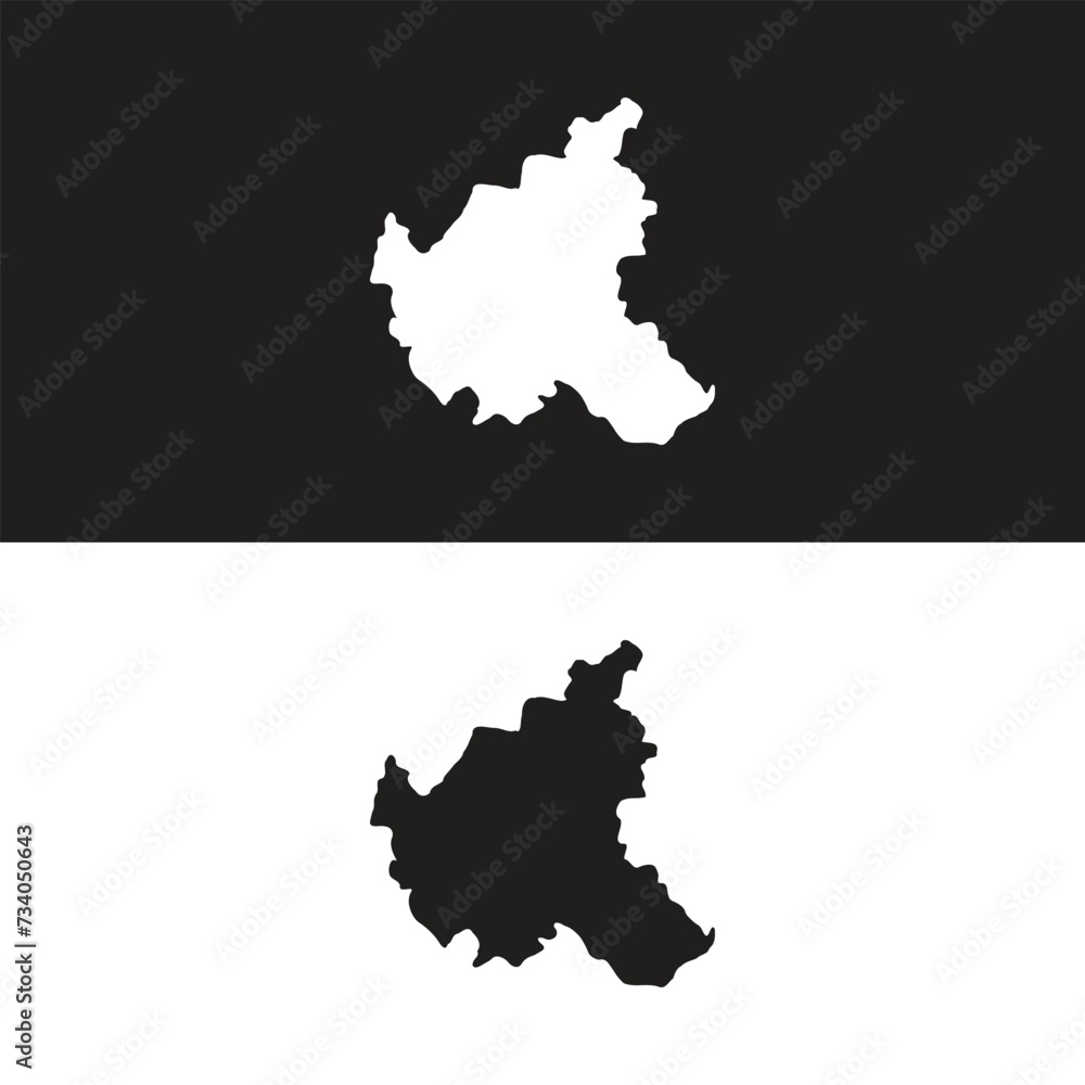 Hamburg maps for design. Blank, white and black backgrounds