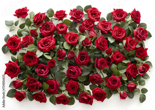 beautiful roses arranged to make a large arrangement 