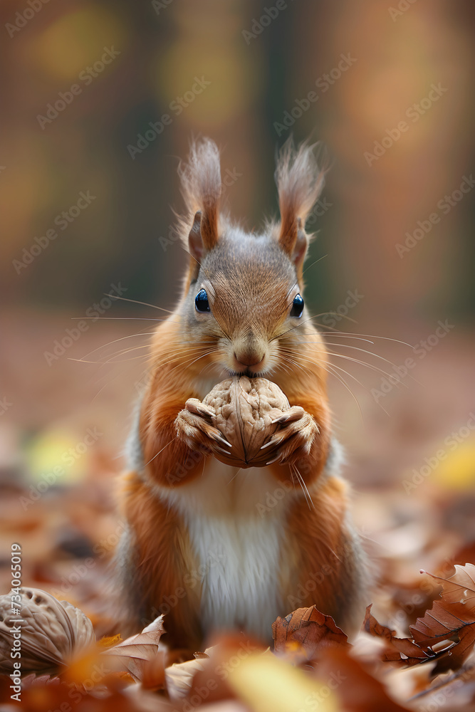 Squirrel eating nut in the park. close up. Forest, autumn. Animal phtoto, national geographic. Central park. Tourism ad Squirrel eating nut in the park. close up. Forest, autumn. Animal phtoto, national geographic. Central park. Tourism ad