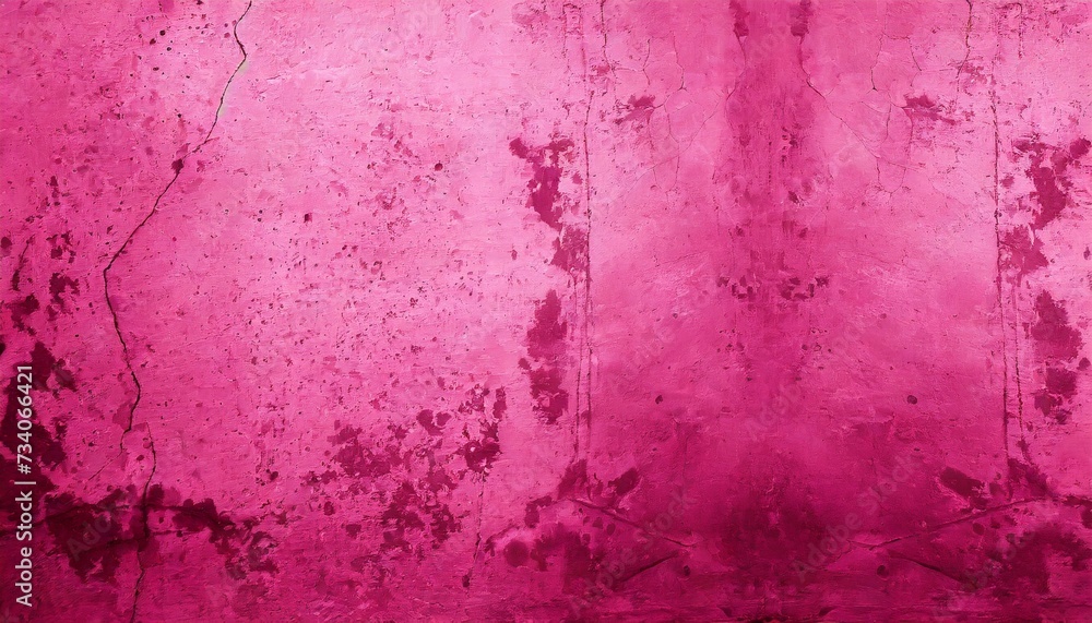 Abstract pink concrete wall. Bright grunge textured background.
