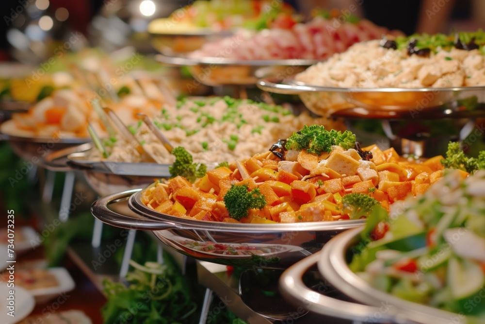 Close up of a buffet Close up of a buffet