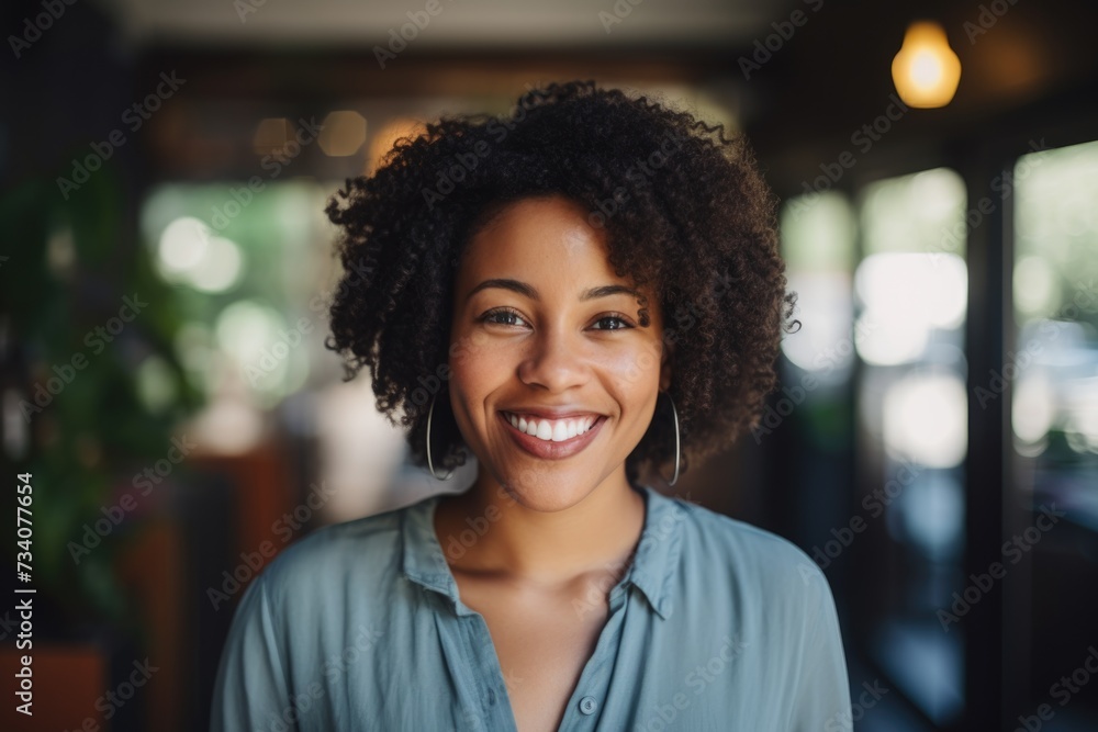 Portrait of a smiling female interior designer Portrait of a smiling female interior designer