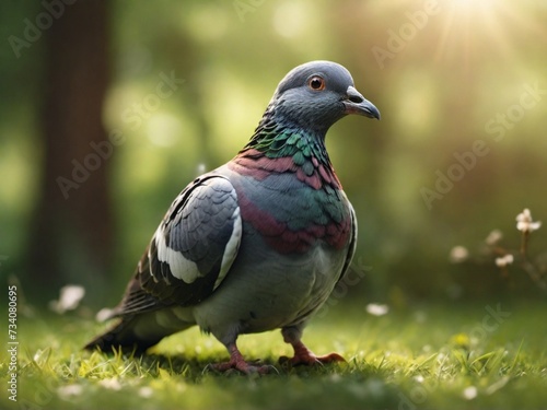 dove on the grass © Khaadi