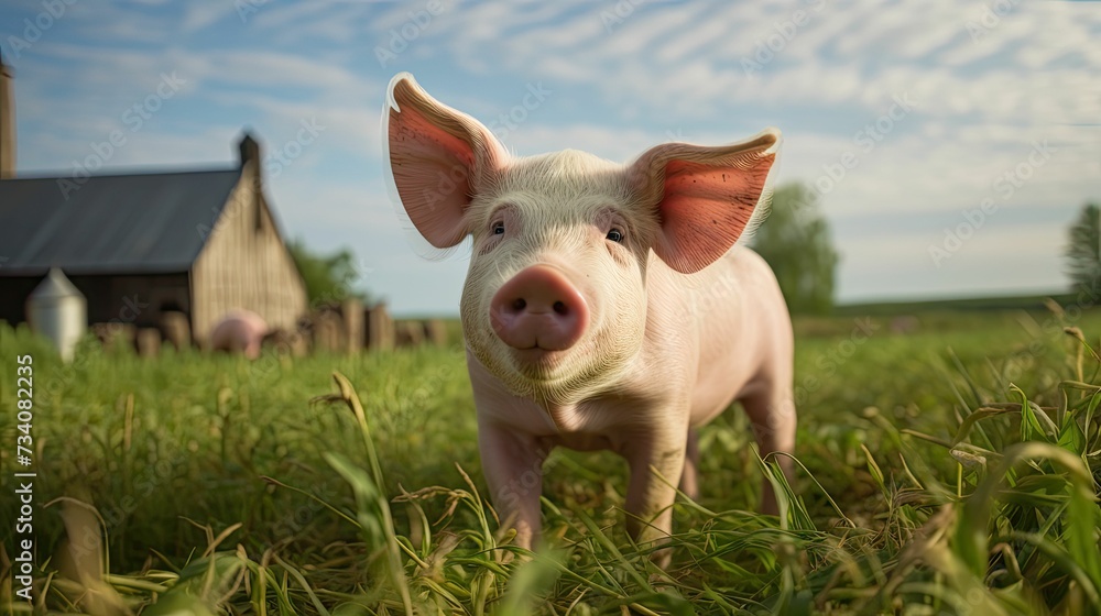 swine farm pig swine farm pig