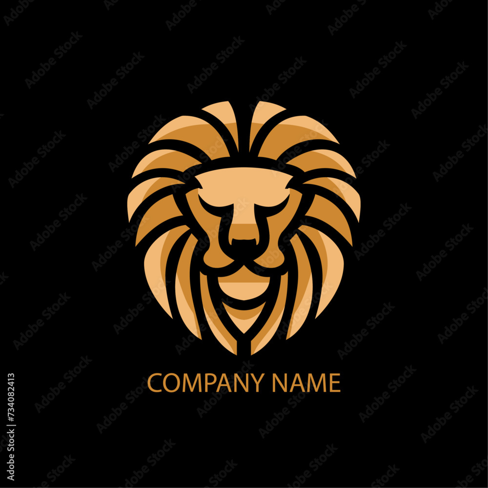 lion head logo design lion head logo design