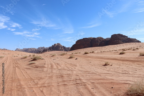 Beautiful view of Saudi Arabia desert