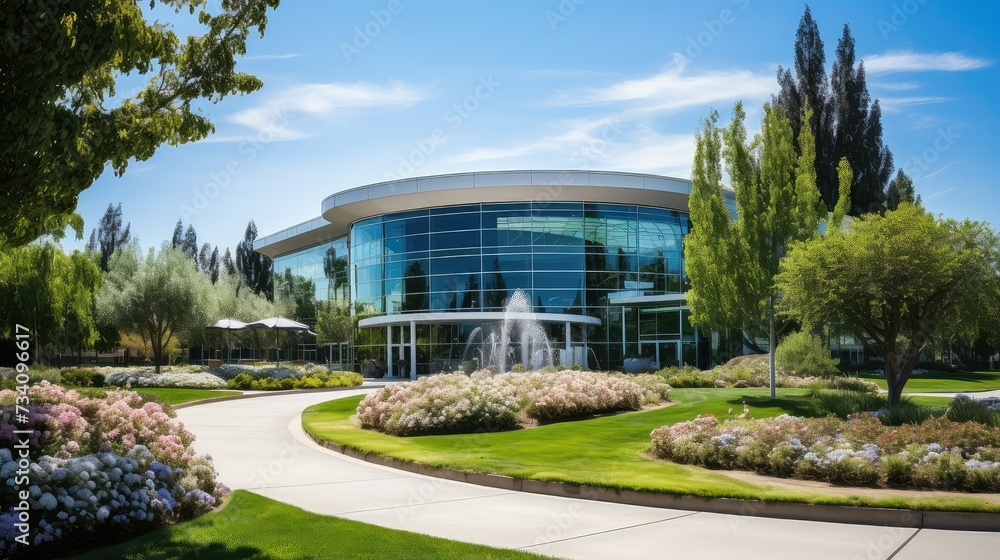 Fototapeta premium management facility building
