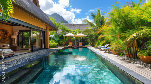 Luxury Tropical Vacation. Spa, Swimming Pool, Mauritius.