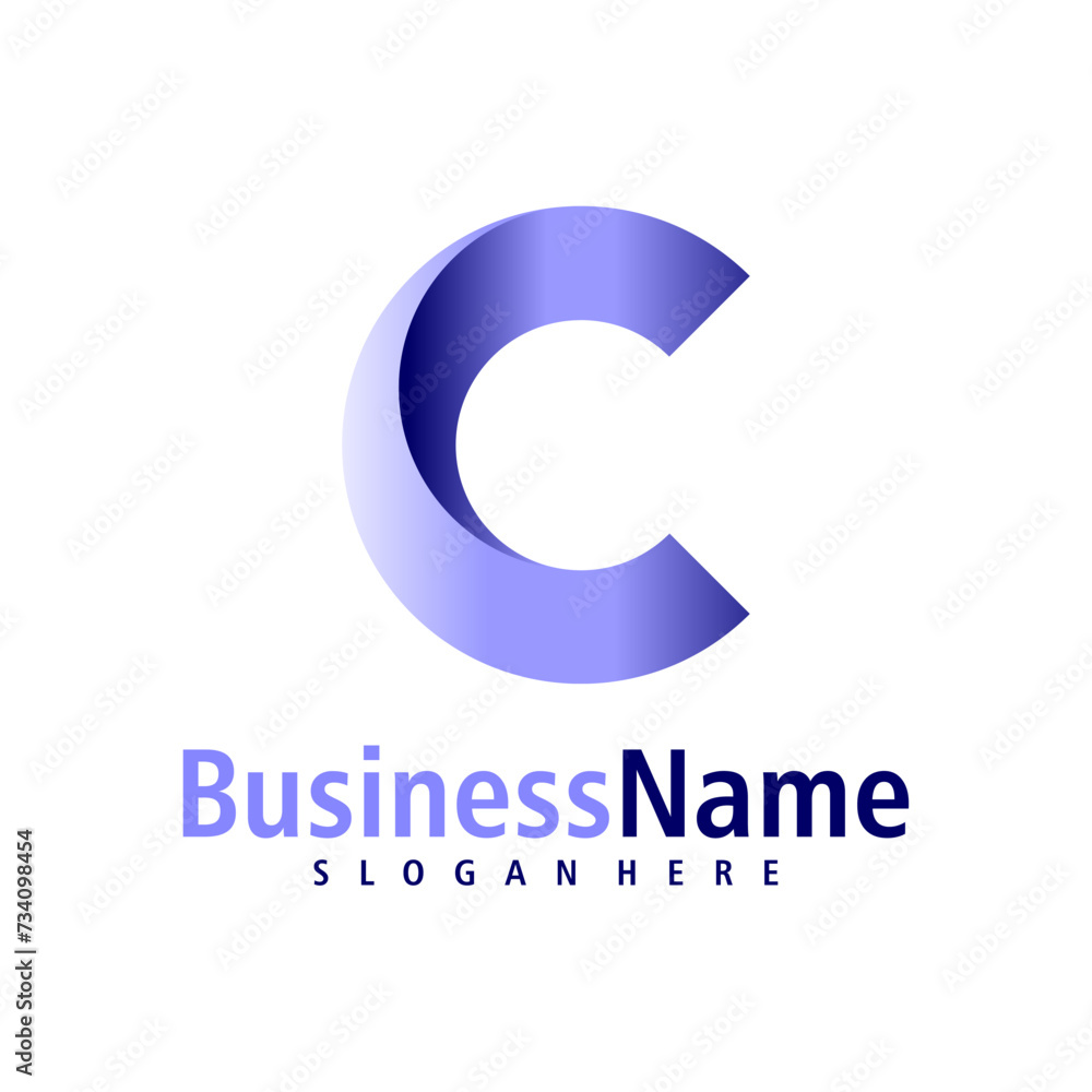 Letter C logo design vector. Creative Initial C logo concepts template Letter C logo design vector. Creative Initial C logo concepts template