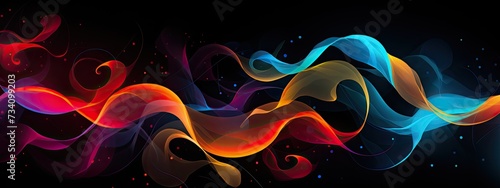 colorful squiggles background. Graphic design. Art, Modern, Abstract, Graffiti