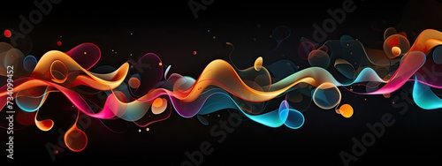 colorful squiggles background. Graphic design. Art, Modern, Abstract, Graffiti