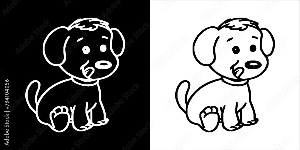 Illustration vector graphics of pupie icon Illustration vector graphics of pupie icon