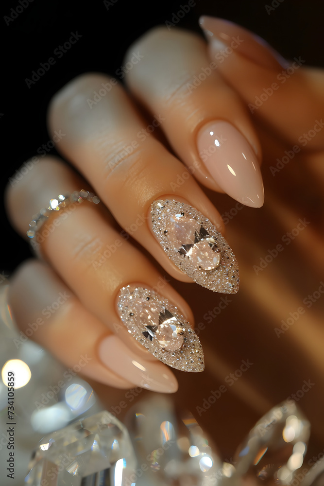 Glamorous Glitter Nails Glamorous Glitter Nails