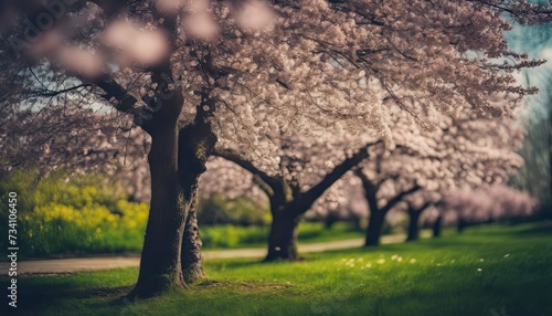 blossom in spring  blooming trees in spring  amazing spring scenery  trees in spring