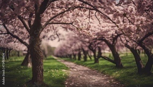 blossom in spring, blooming trees in spring, amazing spring scenery, trees in spring