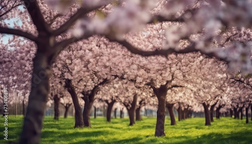 blossom in spring  blooming trees in spring  amazing spring scenery  trees in spring