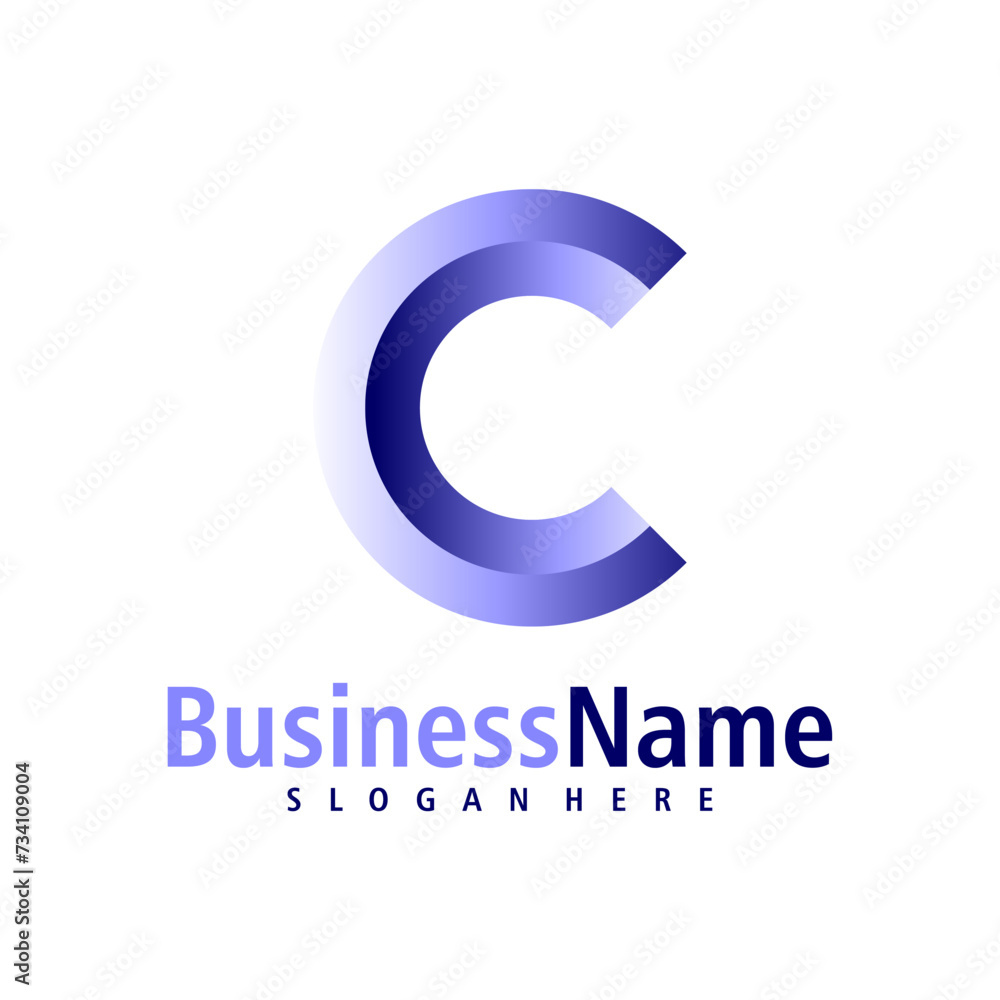 Letter C logo design vector. Creative Initial C logo concepts template Letter C logo design vector. Creative Initial C logo concepts template