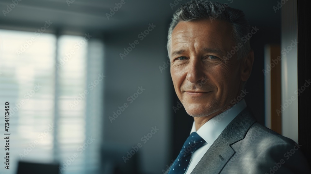 A close-up view of a person wearing a suit and tie. This image can be used for professional or business-related designs A close-up view of a person wearing a suit and tie. This image can be used for professional or business-related designs