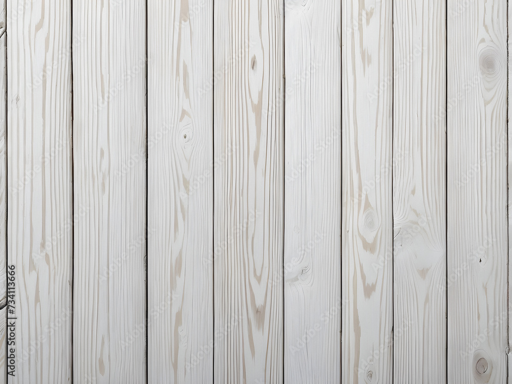 Fototapeta premium Weathered Elegance: White Rough Painted Wood Texture Background. generative AI