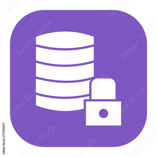 Database Lock Icon