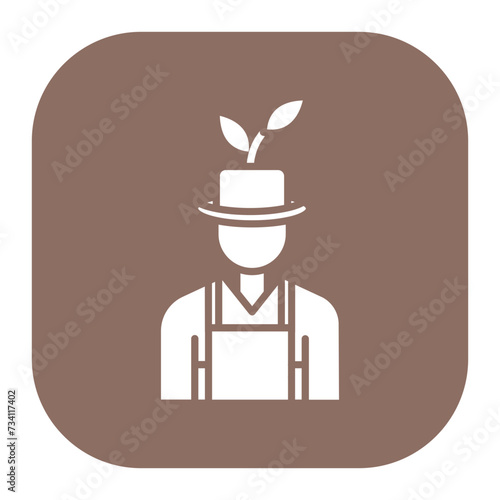Male Farmer Icon