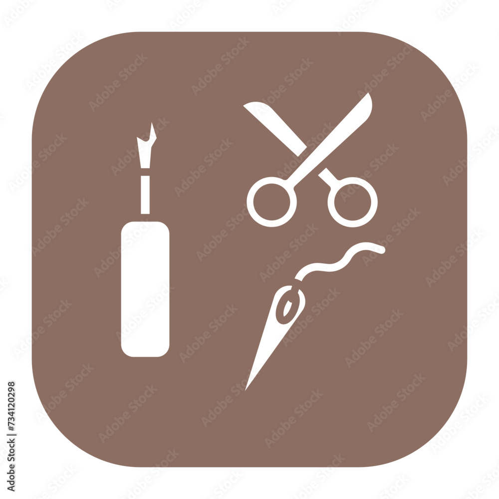 Sewing Tool Icon Sewing Tool Icon
