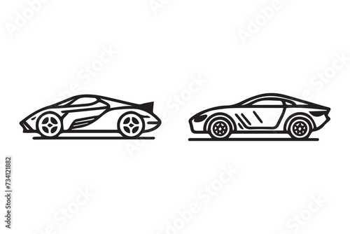 Car design icon vector illustrator 