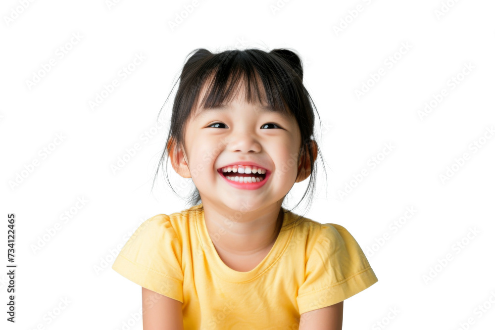 Studio portrait of a cute happy little girl with a beautiful smile isolated on transparent png background. Studio portrait of a cute happy little girl with a beautiful smile isolated on transparent png background.