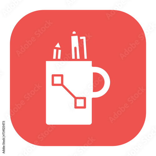 Pencil Cup Icon