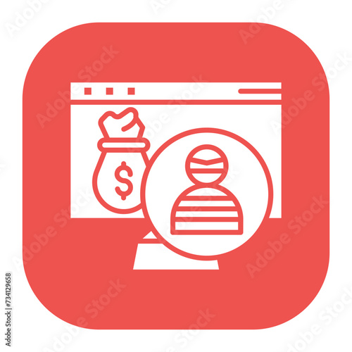 Online Robbery Icon