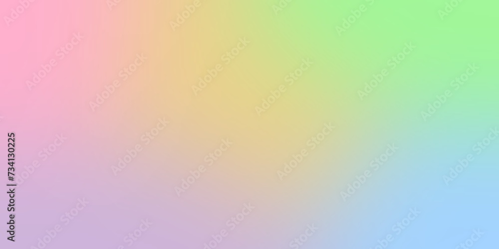 Colorful abstract gradient background. Pastel colors. Horizontal composition.