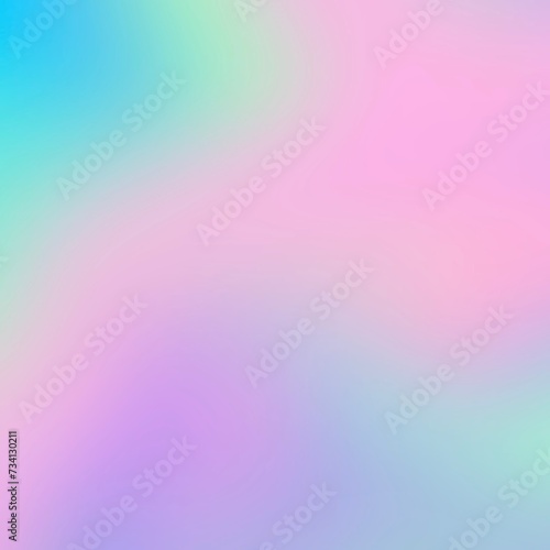 Colorful abstract gradient background. Pastel colors. Square composition.