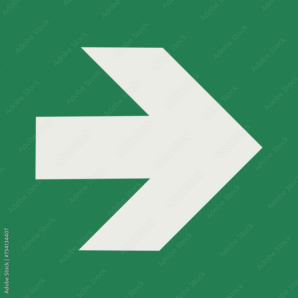 SAFETY CONDITION SIGN PICTOGRAM, DIRECTION ARROW (90° ANGLE) ISO 7010 – E005, SVG SAFETY CONDITION SIGN PICTOGRAM, DIRECTION ARROW (90° ANGLE) ISO 7010 – E005, SVG
