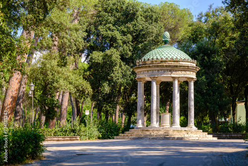 Temple of Diana at Villa Borghese in Rome photo