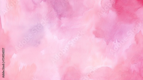 Pink paper watercolor texture background. For design backdrop banner for love valentine day © Elchin Abilov