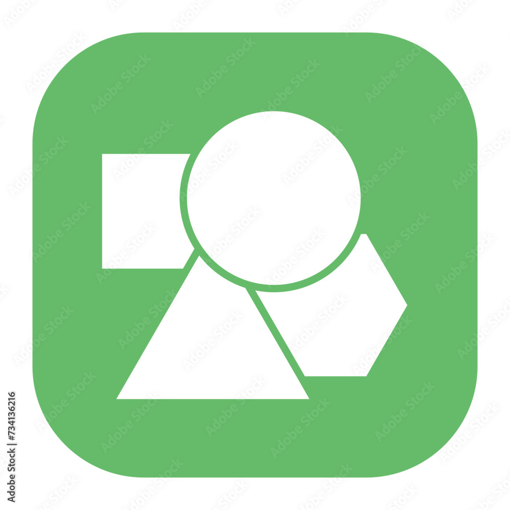 Geometric Shapes Icon Geometric Shapes Icon