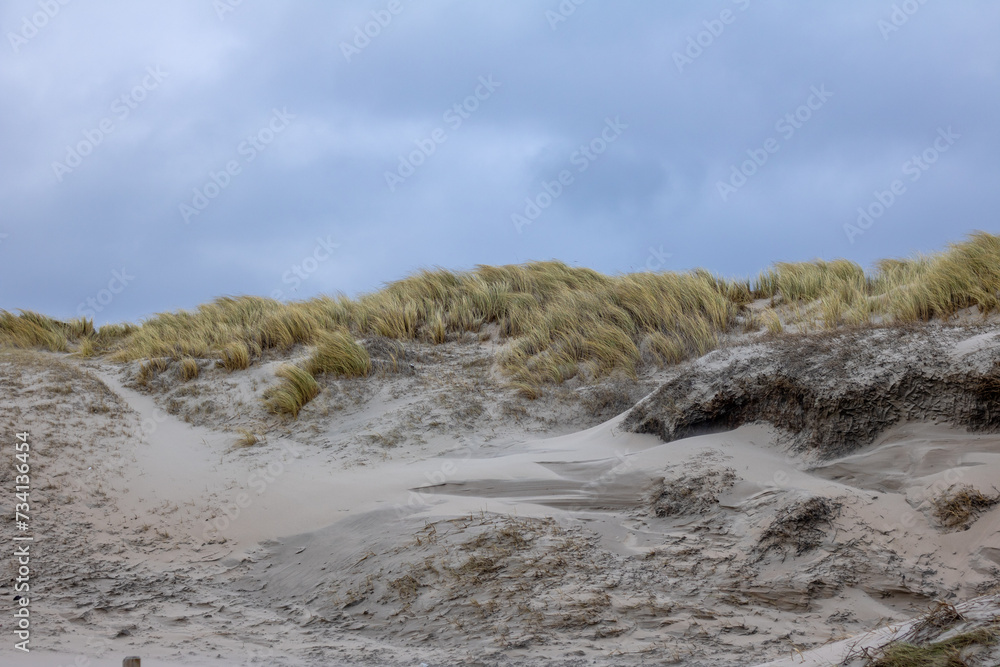 Dunes on a windy day Dunes on a windy day