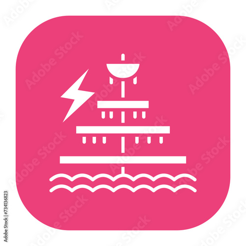 Ocean Energy Icon